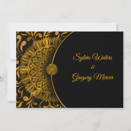 Traditionelle mandala klassische elegante Luxushoc Einladung