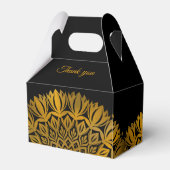 Traditionelle mandala klassische elegante Luxushoc Geschenkschachtel (Rückseite)