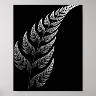 Traditionelle Maori-Stammes-Tätowierung. Neuseelan Poster