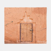 Traditionelle marokkanische Holzfenster Fleecedecke (Vorderseite (Horizontal))