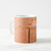 Traditionelle marokkanische Holzfenster Kaffeetasse (Vorderseite Links)