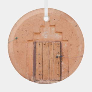 Traditionelle marokkanische Holzfenster Ornament Aus Glas
