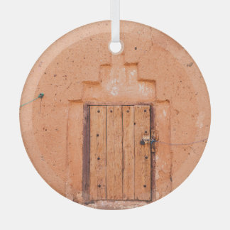Traditionelle marokkanische Holzfenster Ornament Aus Glas
