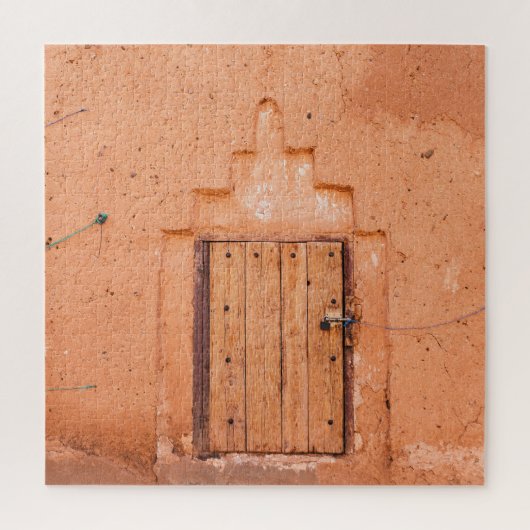 Traditionelle marokkanische Holzfenster Puzzle (Vertikal)