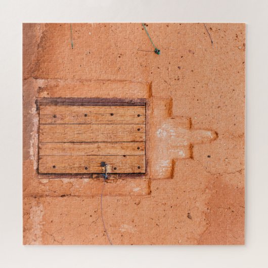 Traditionelle marokkanische Holzfenster Puzzle (Horizontal)