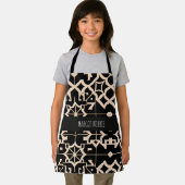 Traditionelle marokkanische Textur Beige Moderne M Schürze (Insitu)