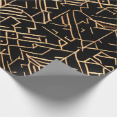 Traditionelle marokkanische Textur Minimal Muster Geschenkpapier (Ecke)