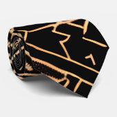 Traditionelle marokkanische Textur Minimal Muster Krawatte (Gerollt)