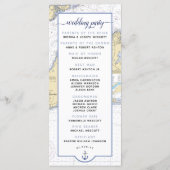 Traditionelle Martha's Vineyard Wedding Programm (Rückseite)