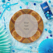 Traditionelle mediterrane Keramik Alle Texte kopie Pappteller (Party)