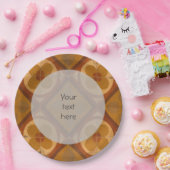 Traditionelle mediterrane Keramik Alle Texte kopie Pappteller (Party)