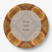 Traditionelle mediterrane Keramik Alle Texte kopie Pappteller (Vorderseite)