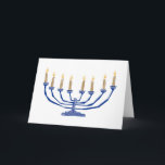 Traditionelle Menorah Feiertagskarte<br><div class="desc">Traditionelle Menorah</div>