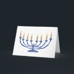Traditionelle Menorah Feiertagskarte<br><div class="desc">Traditionelle Menorah</div>