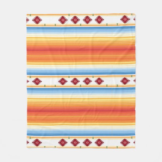 Traditionelle Mexikaner Serape Decke (Vorderseite)