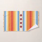 Traditionelle Mexikaner Serape Decke Badhandtuch Set (Handtuch)