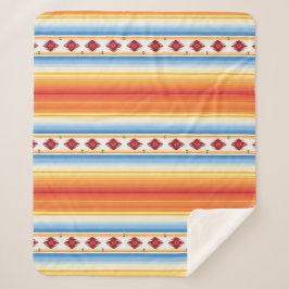 Traditionelle Mexikaner Serape Decke Sherpadecke