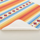 Traditionelle Mexikaner Serape Decke Sherpadecke (3/4)