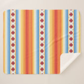 Traditionelle Mexikaner Serape Decke Sherpadecke (Vorderseite (Horizontal))