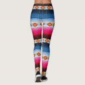 Traditionelle mexikanische Blanket-Leggings Leggings (Rückseite)