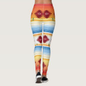 Traditionelle mexikanische umfassende leggings (Rückseite)