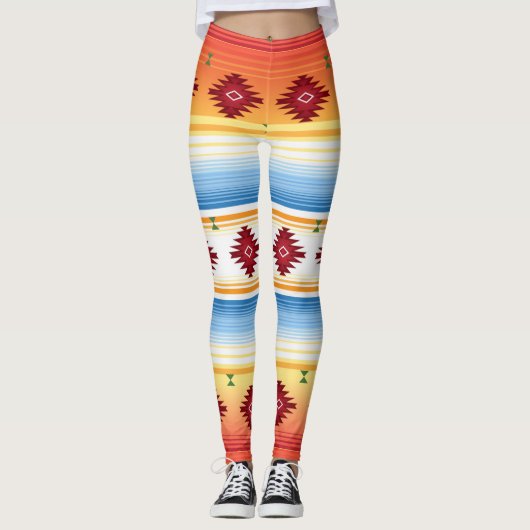 Traditionelle mexikanische umfassende leggings (Vorderseite)
