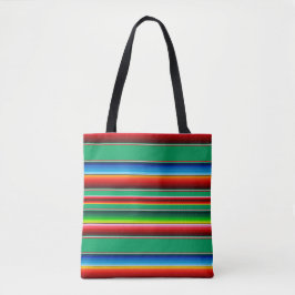 Traditionelle mexikanische Zarape Tote Tasche