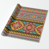 Traditionelle Moghul Border Designart, ethnisch, Geschenkpapier (Ungerollt)