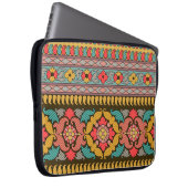 Traditionelle Moghul Border Designart, ethnisch, Laptopschutzhülle (Vorne Rechts)