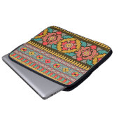Traditionelle Moghul Border Designart, ethnisch, Laptopschutzhülle (Vorne Knopf)