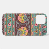Traditionelle Moghul Border Designart, Muster, Geo Case-Mate iPhone Hülle (Rückseite (Horizontal))