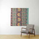 Traditionelle Mogulenkunst, Muster, Blume, Geom Wandteppich (Beispiel (Horizontal))