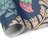 Traditionelle Mughal Allover Designart, Muster, Fl Geschenkpapier (Rolleneckpunkt)