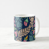Traditionelle Mughal Allover Designart, Muster, Fl Kaffeetasse (VorderseiteRechts)