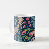 Traditionelle Mughal Allover Designart, Muster, Fl Kaffeetasse (Vorderseite Links)