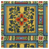 Traditionelle Muster Wandtextilien Stoff (Nahaufnahme)