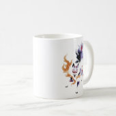 Traditionelle mythische Kitsune Kaffeetasse (VorderseiteRechts)