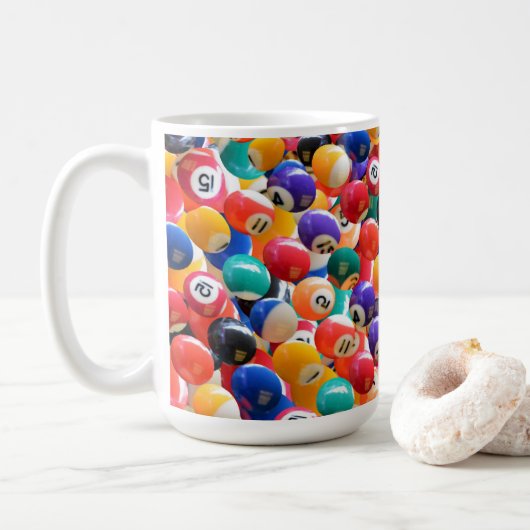 Traditionelle Nachtballfarben, Kaffee-Tasse Kaffeetasse (Mit Donut)