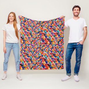 Traditionelle Nachtballfarben, Med Fleece Blanket