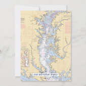 Traditionelle #Nautical Wedding| MIKE / Annapolis Einladung (Rückseite)