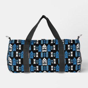 Traditionelle niederländische Folk Art Print Duffle Bag