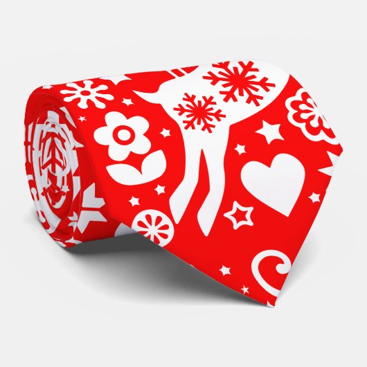 Traditionelle nordische Weihnachtsdekoration Krawatte (Gerollt)