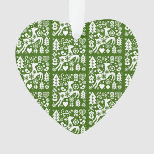 Traditionelle nordische Weihnachtsdekoration Ornament