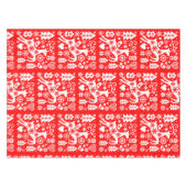 Traditionelle nordische Weihnachtsdekoration Tischdecke (Vorderseite (Horizontal))