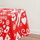 Traditionelle nordische Weihnachtsdekoration Tischdecke (Beispiel)