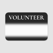 Traditionelle Nostalgische Namensmarke "VOLUNTEER" Namensschild (Vorderseite)