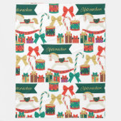 Traditionelle Nutcracker Ballet Weihnachten Fleecedecke (Vorderseite)