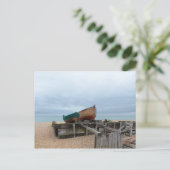 Traditionelle offene Fischerboote Postkarte (Stehend Vorderseite)