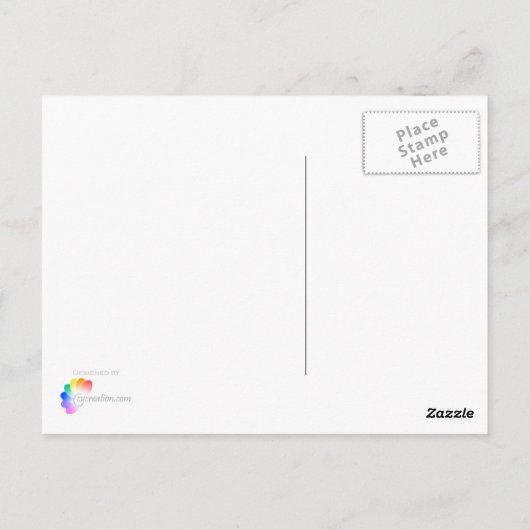 Traditionelle OM - Postkarte (Rückseite)