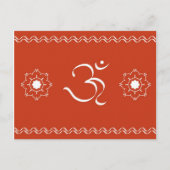 Traditionelle OM - Postkarte (Vorderseite)